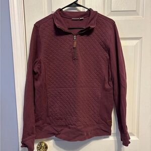 Women’s LL Bean Quarter Zip Quilted Pullover